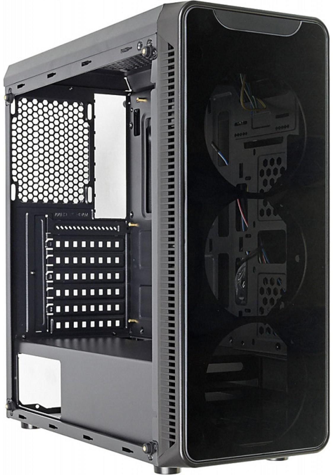 Корпус Accord JP-X, без БП, ATX, Midi-Tower, черный