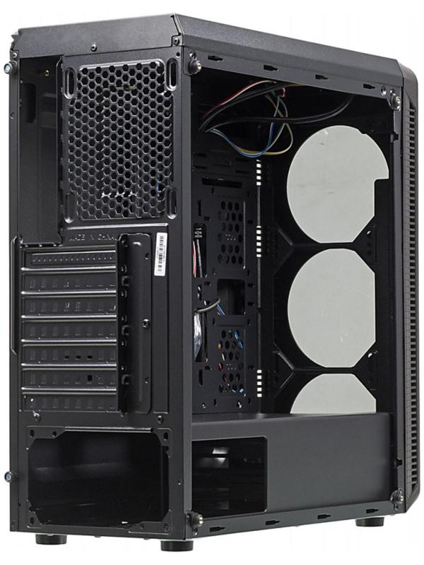 Корпус Accord JP-X, без БП, ATX, Midi-Tower, черный