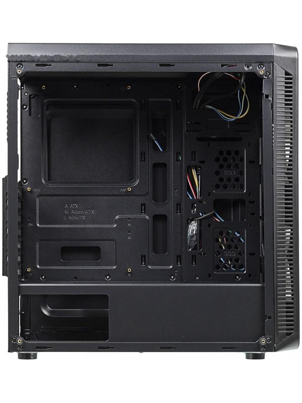 Корпус Accord JP-X, без БП, ATX, Midi-Tower, черный