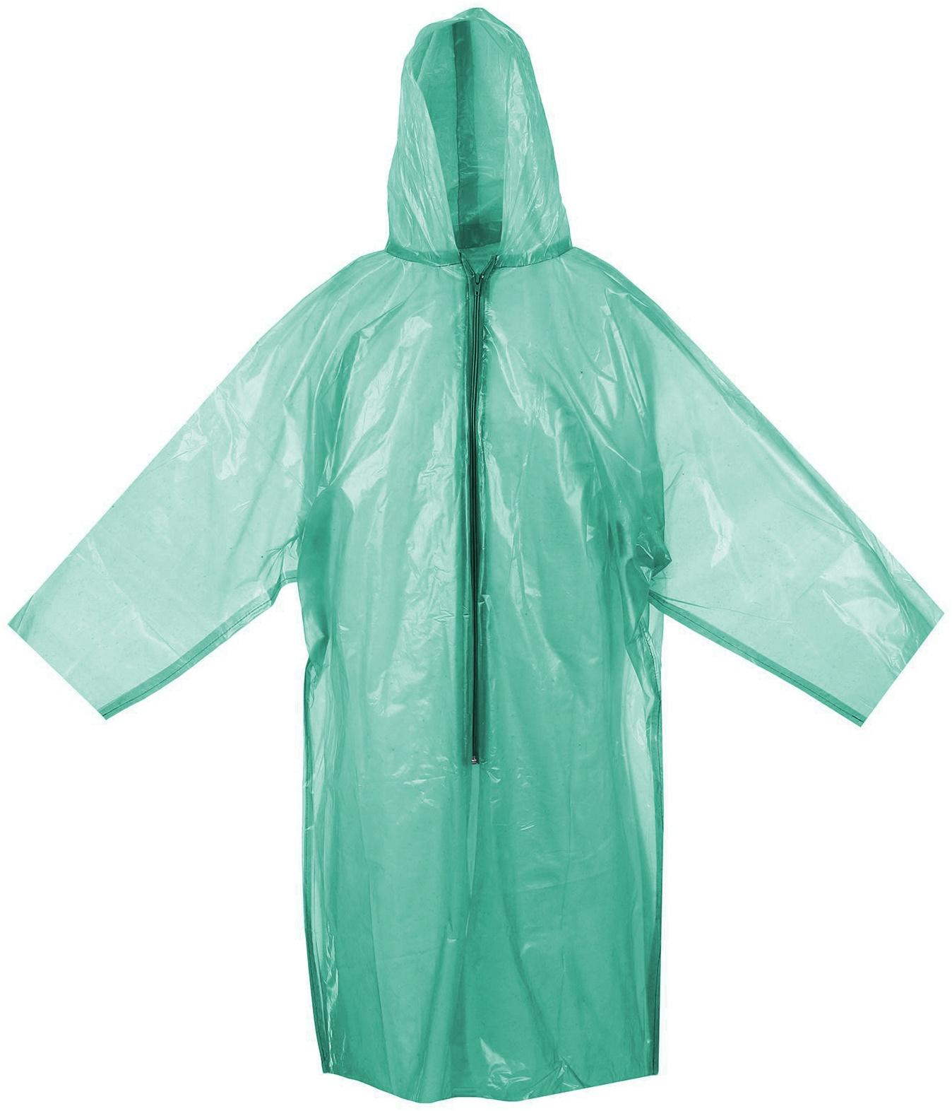 Дождевик на молнии, шитый (100 г ± 10%), р. 52-56, цвет МИКС