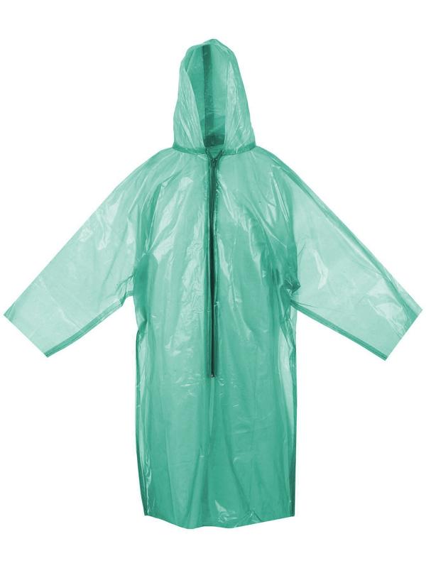 Дождевик на молнии, шитый (100 г ± 10%), р. 52-56, цвет МИКС