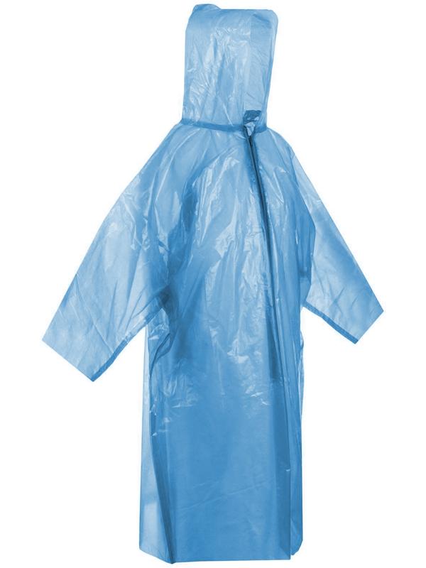 Дождевик на молнии, шитый (100 г ± 10%), р. 52-56, цвет МИКС