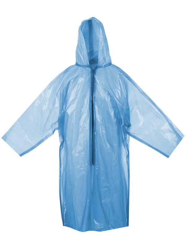 Дождевик на молнии, шитый (100 г ± 10%), р. 52-56, цвет МИКС