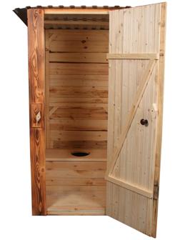 Туалет дачный, деревянный, 202 × 118 × 120 см, 3-го сорта, «МегаЭконом»