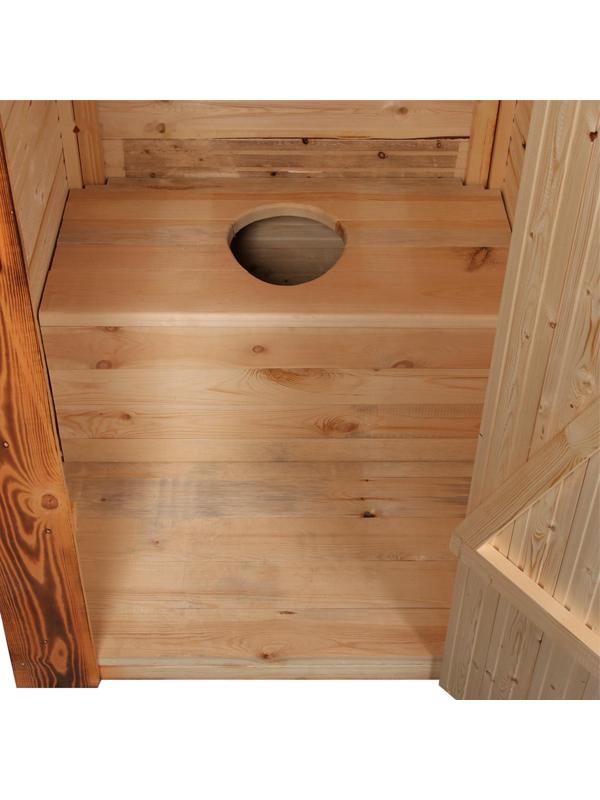 Туалет дачный, деревянный, 202 × 118 × 120 см, 3-го сорта, «МегаЭконом»