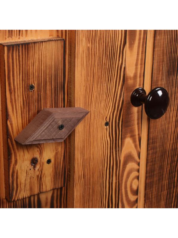 Туалет дачный, деревянный, 202 × 118 × 120 см, 3-го сорта, «МегаЭконом»