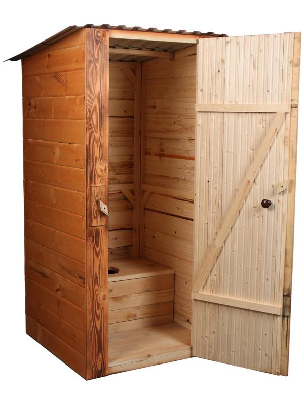 Туалет дачный, деревянный, 202 × 118 × 120 см, 3-го сорта, «МегаЭконом»