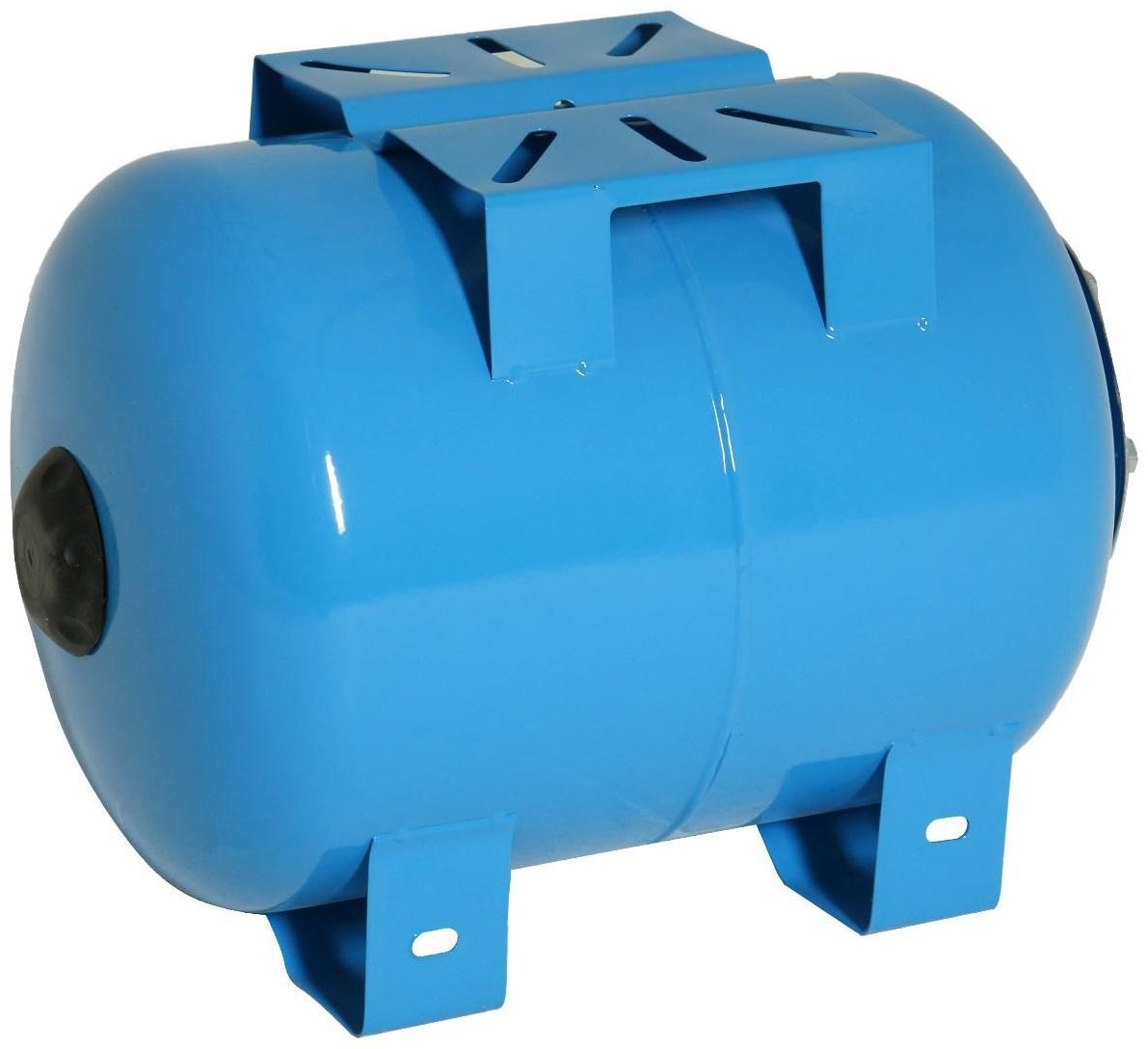 Гидроаккумулятор ETERNA Г-24, для систем водоснабжения, горизонтальный, 24 л, сталь. фланец