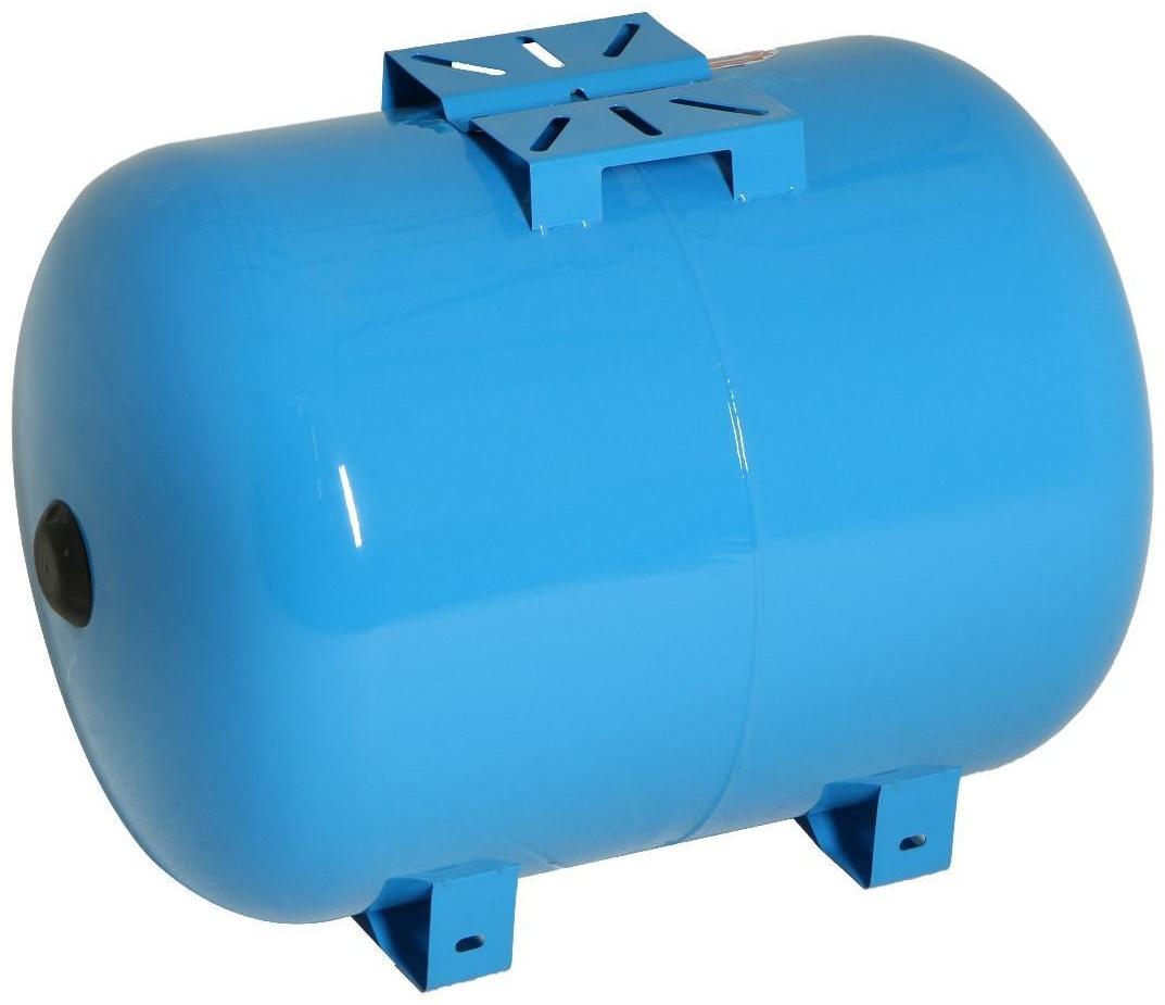 Гидроаккумулятор ETERNA Г-100, для систем водоснабжения, горизонтальный, 100 л, сталь.фланец