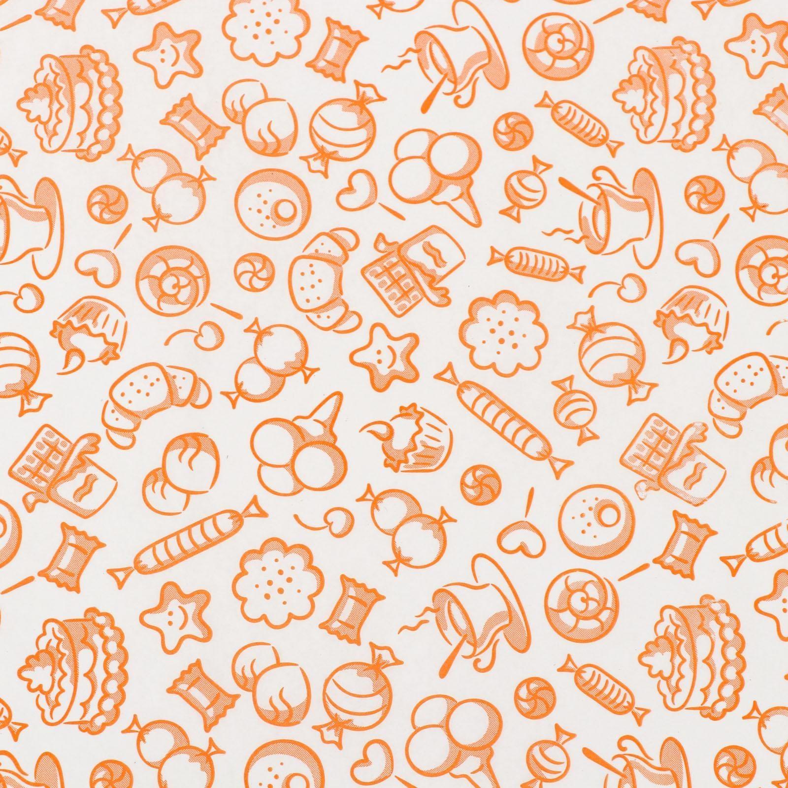 Бумага силиконизированная «Сладости», для выпечки, 0,38 х 5 м