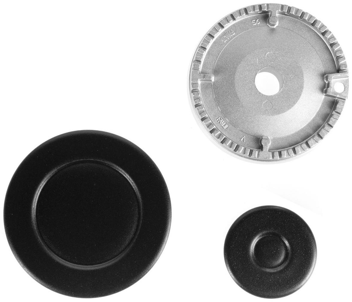 Варочная поверхность MAUNFELD EGHE.64.6CB/G, газовая, 4 конфорки, чёрная