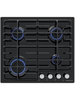 Варочная поверхность MAUNFELD EGHE.64.6CB/G, газовая, 4 конфорки, чёрная