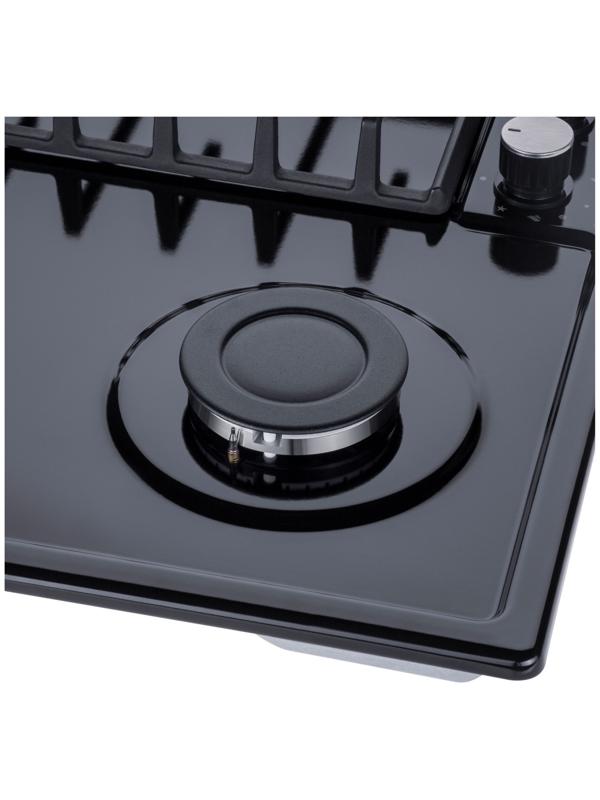 Варочная поверхность MAUNFELD EGHE.64.6CB/G, газовая, 4 конфорки, чёрная