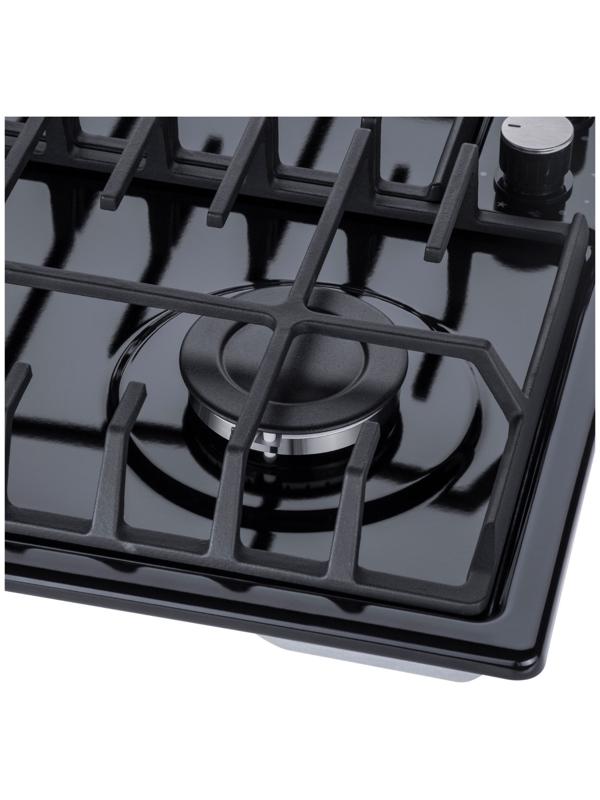 Варочная поверхность MAUNFELD EGHE.64.6CB/G, газовая, 4 конфорки, чёрная
