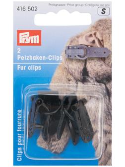Клипса с крючком для меховых изделий, черный, упак./2 шт., Prym