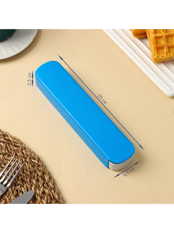 Футляр выдвижной для столовых приборов Доляна, 20×4,5×2,5 см, цвет МИКС