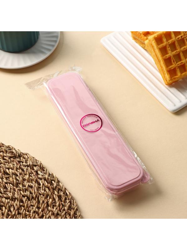 Футляр для столовых приборов Доляна, 21×5,5×2,2 см, цвет МИКС