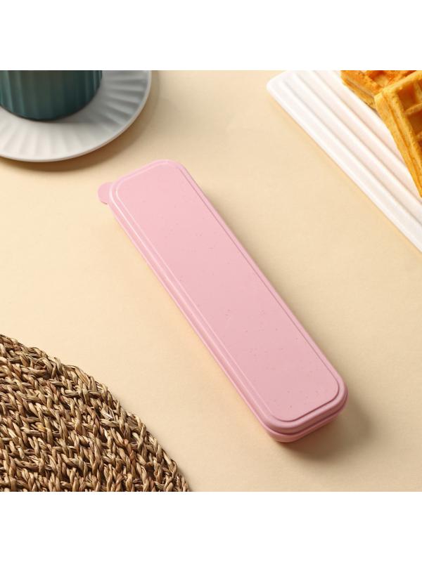 Футляр для столовых приборов Доляна, 21×5,5×2,2 см, цвет МИКС