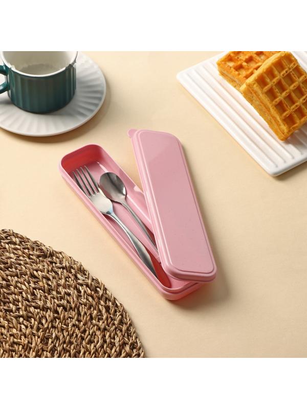 Футляр для столовых приборов Доляна, 21×5,5×2,2 см, цвет МИКС