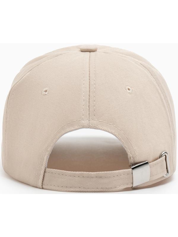 Кепка однотонная MINAKU цвет бежевый, р-р 58