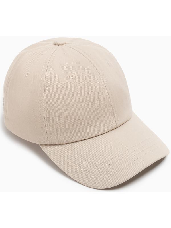 Кепка однотонная MINAKU цвет бежевый, р-р 58