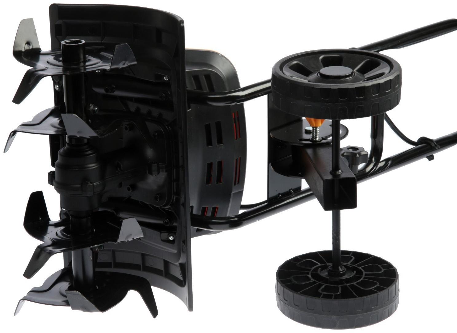 Культиватор аккумуляторный DEKO DKET40, 20 В, 2х4 Ач, 150 об/мин, ширина/глубина 36/18 см