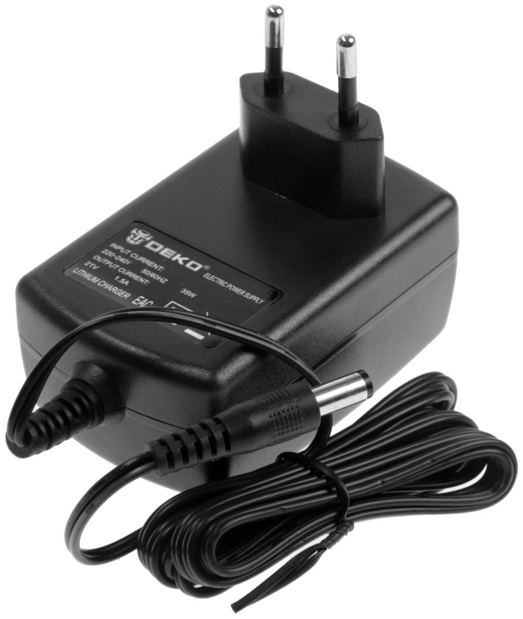 Культиватор аккумуляторный DEKO DKET40, 20 В, 2х4 Ач, 150 об/мин, ширина/глубина 36/18 см