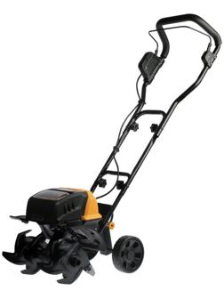 Культиватор аккумуляторный DEKO DKET40, 20 В, 2х4 Ач, 150 об/мин, ширина/глубина 36/18 см