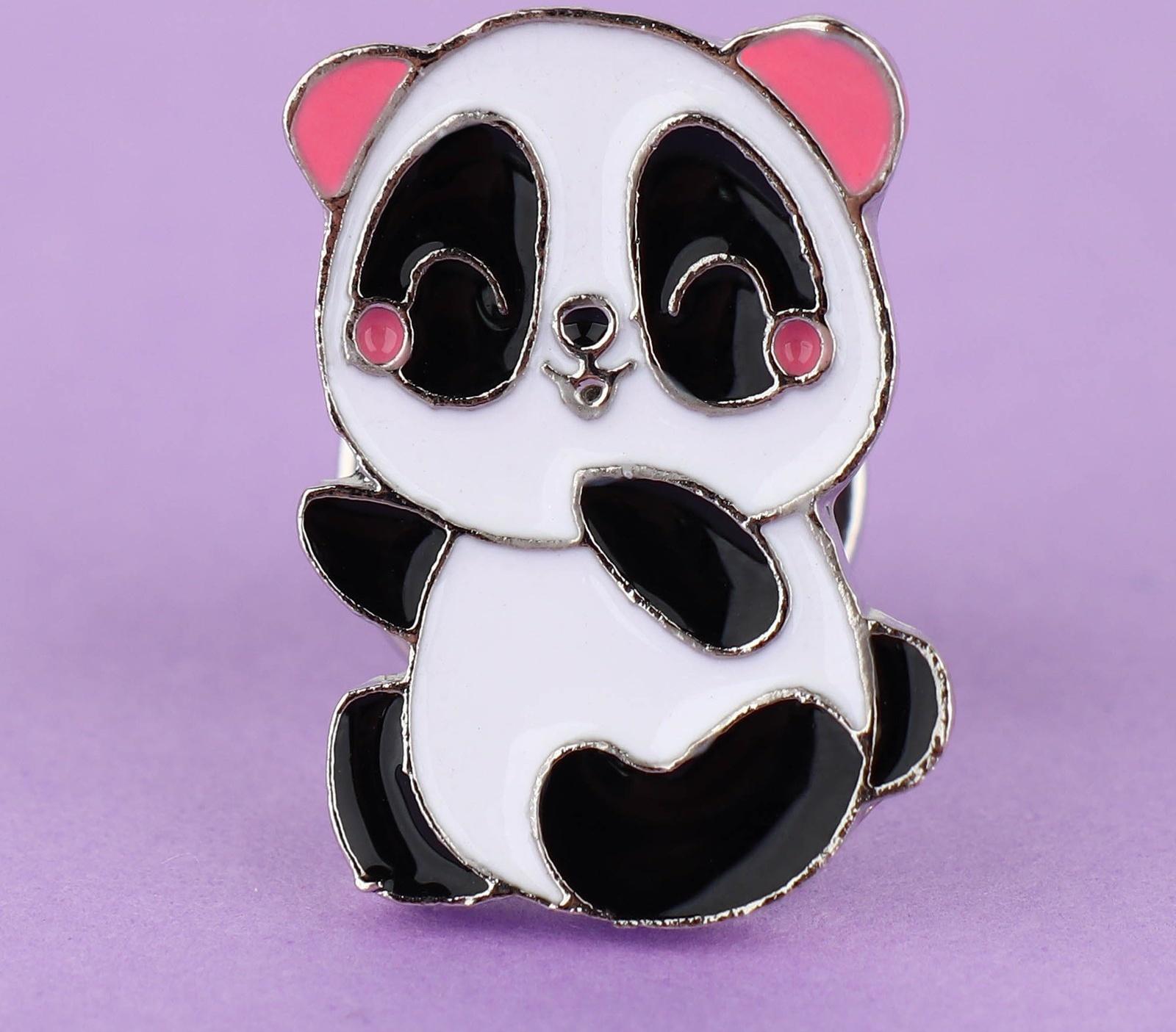 Значок металлический «Панда» 1,4 х 1,7 см