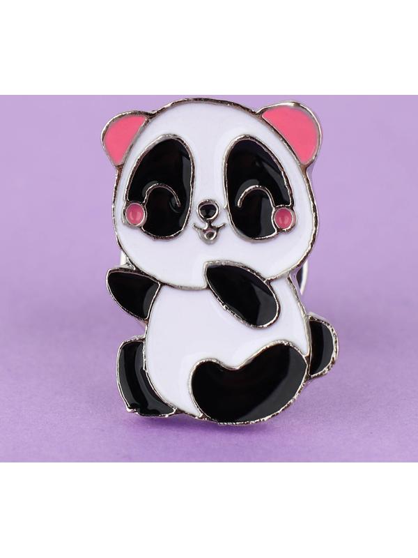 Значок металлический «Панда» 1,4 х 1,7 см