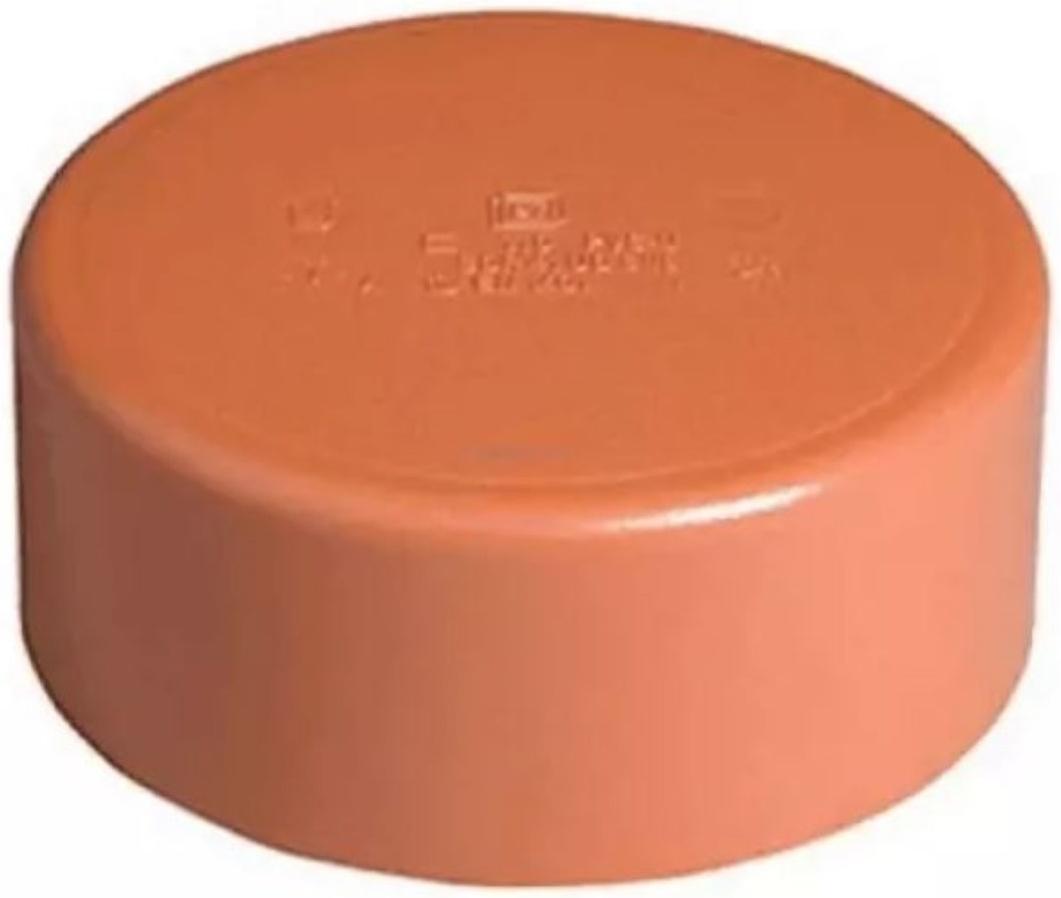 Крышка канализационная Ostendorf KGK, наружная, на гладкий конец трубы, d=110 мм, 220630