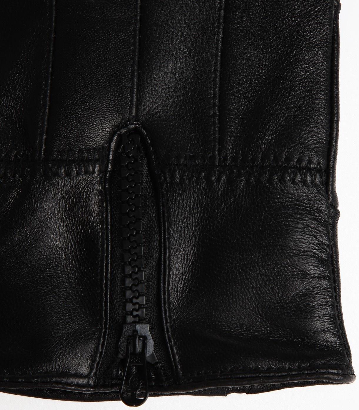 Перчатки мужские, безразмерные, с утеплителем, цвет чёрный