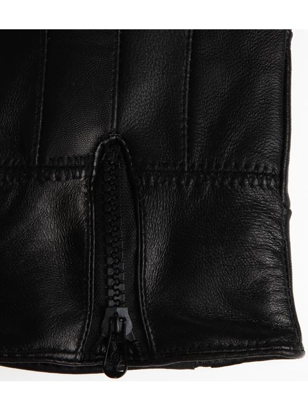 Перчатки мужские, безразмерные, с утеплителем, цвет чёрный