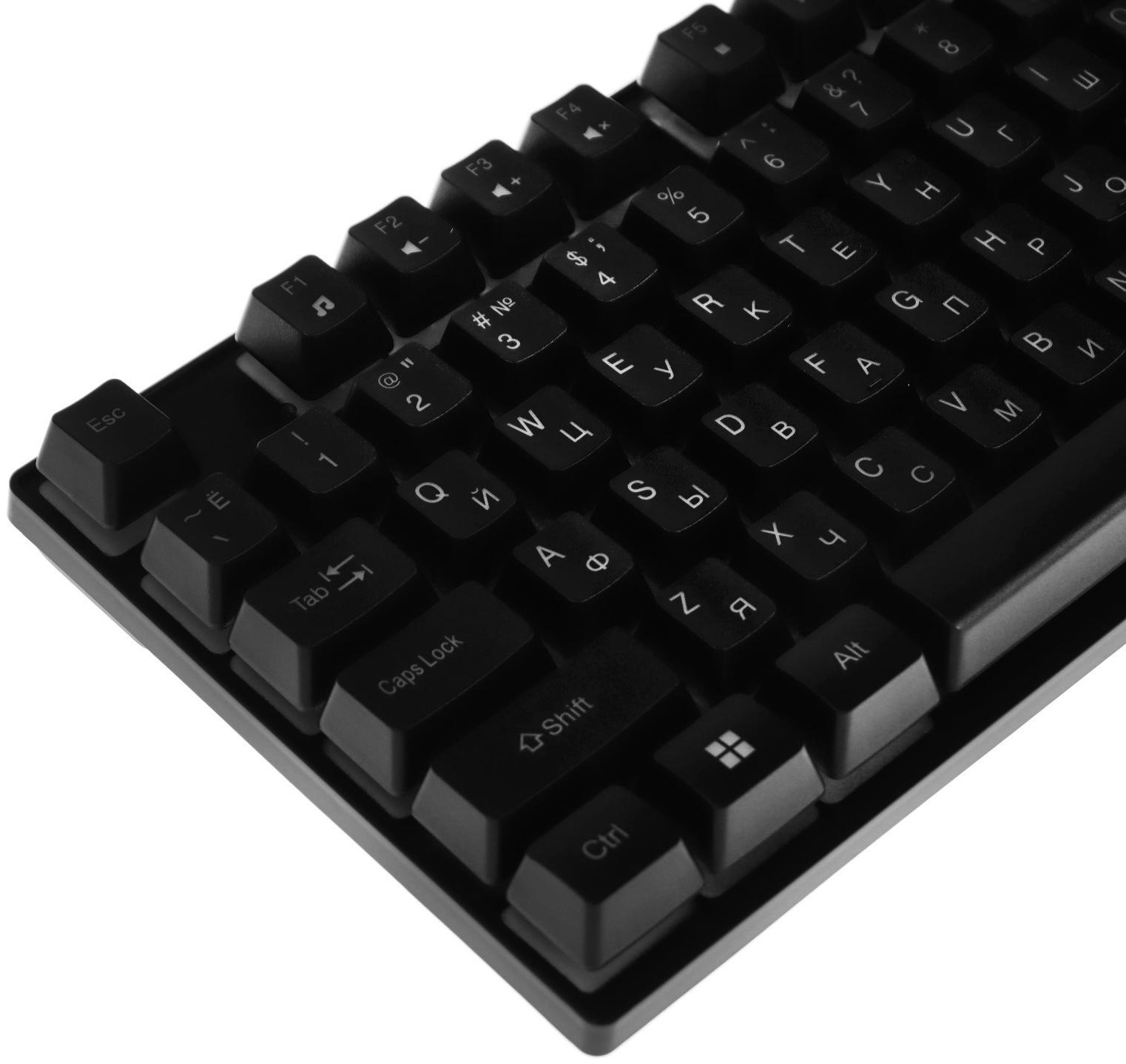 Клавиатура Smartbuy RUSH Nucleus, игровая, проводная, мембранная, 104+12 клавиш, USB, чёрная