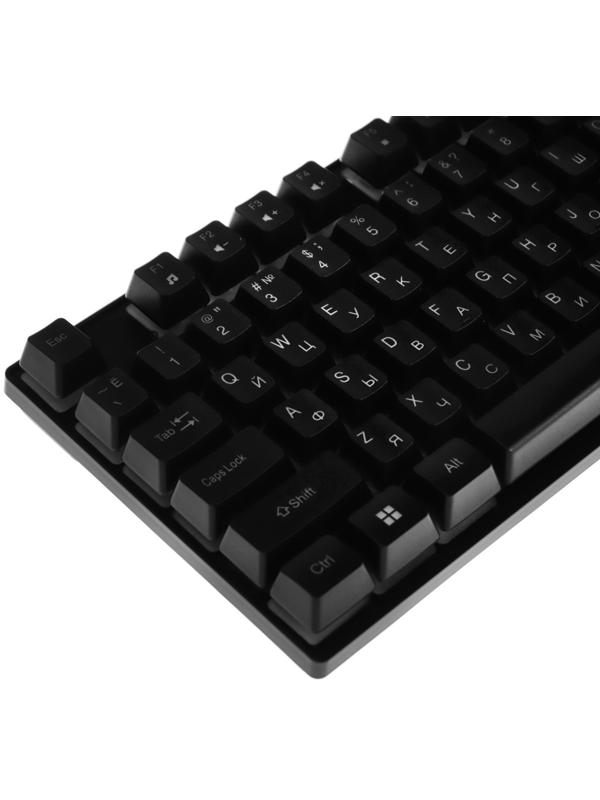 Клавиатура Smartbuy RUSH Nucleus, игровая, проводная, мембранная, 104+12 клавиш, USB, чёрная