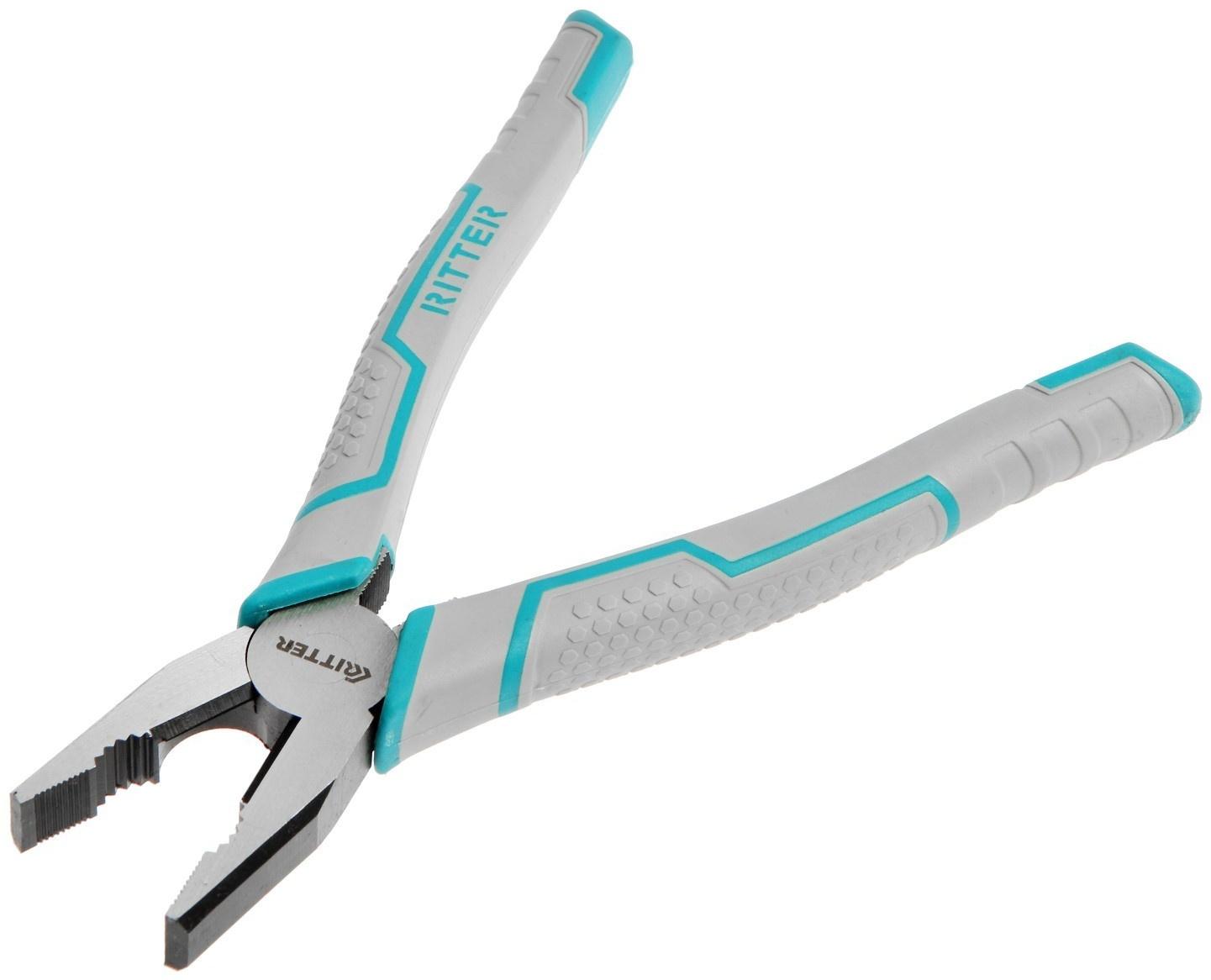 Плоскогубцы Ritter Profi HT320120 комбинированные, сталь CrV, 2К рукоятка, 200 мм