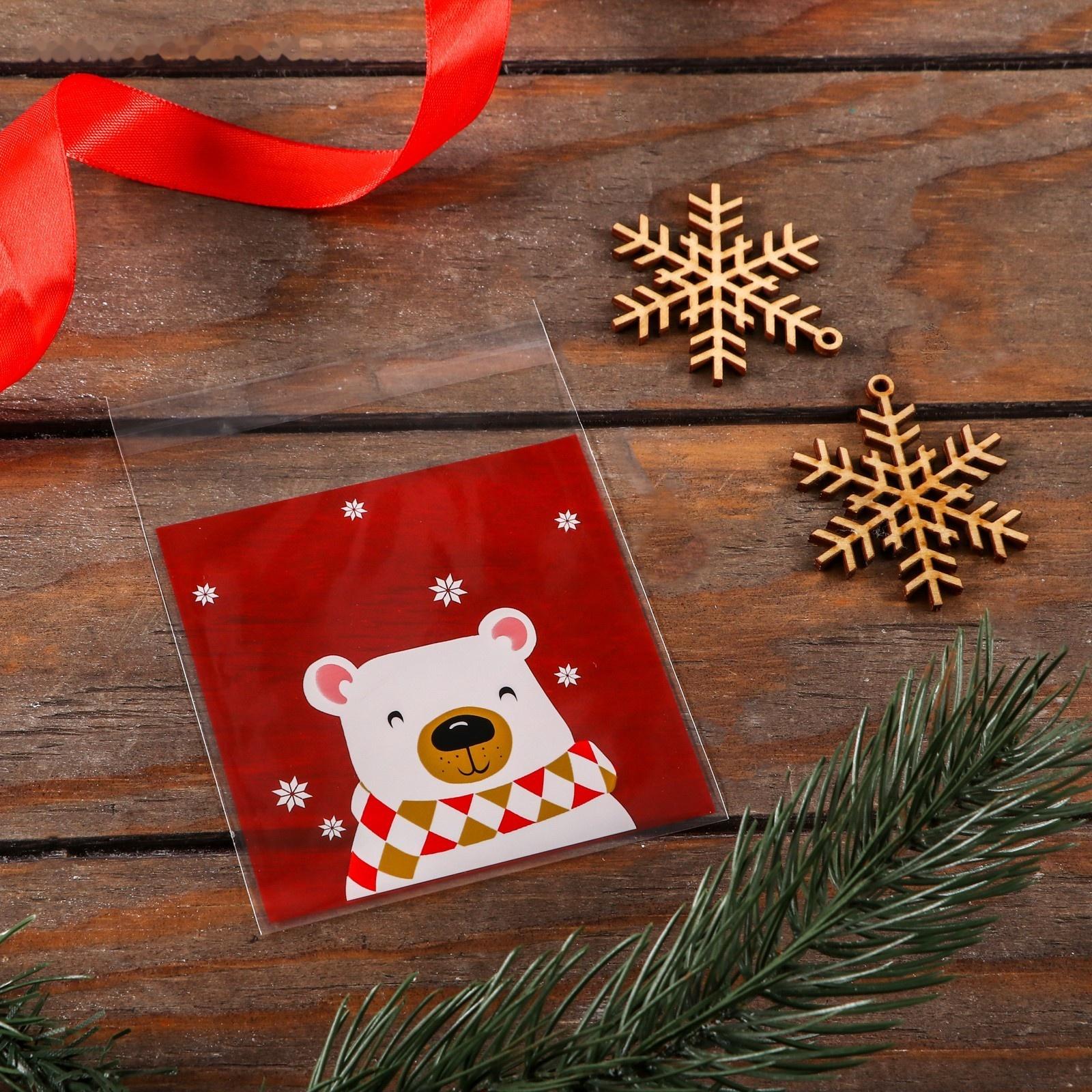 Пакет БОПП с липкой лентой, 