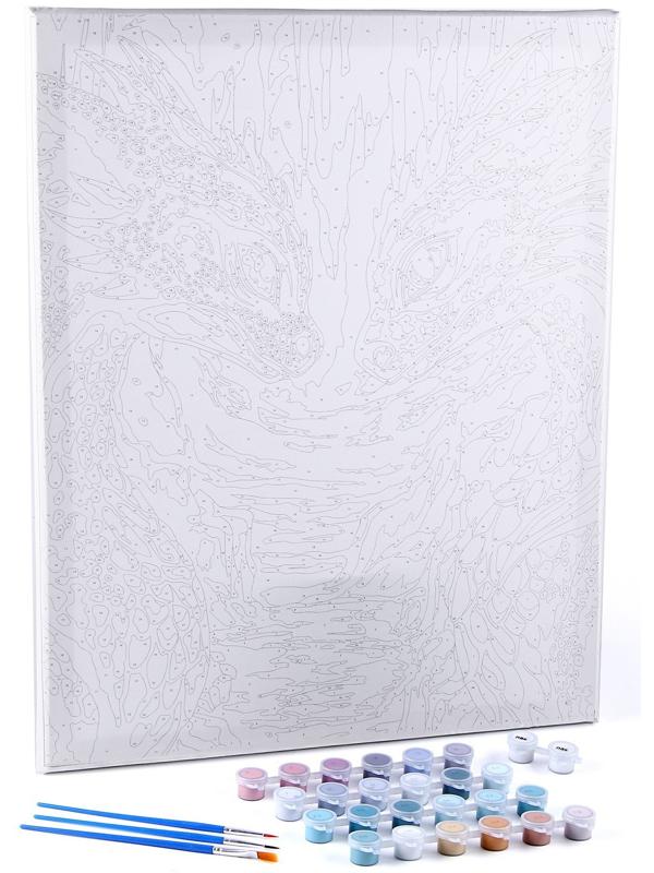 Картина по номерам на холсте с подрамником «Любовь драконов», 40 х 50 см