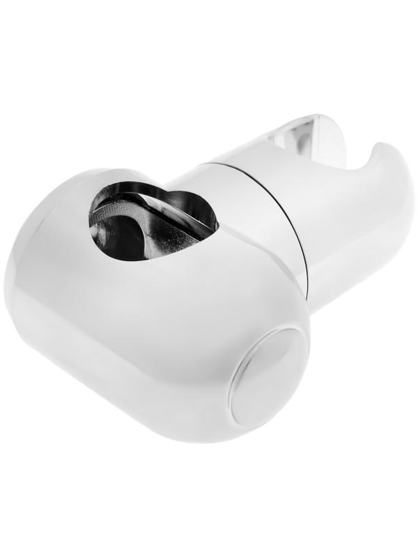 Держатель лейки для душевой стойки ZEIN Z92, пружинный, пластик, хром