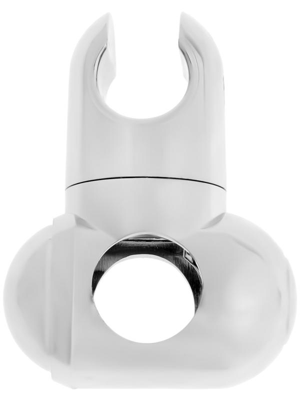 Держатель лейки для душевой стойки ZEIN Z92, пружинный, пластик, хром