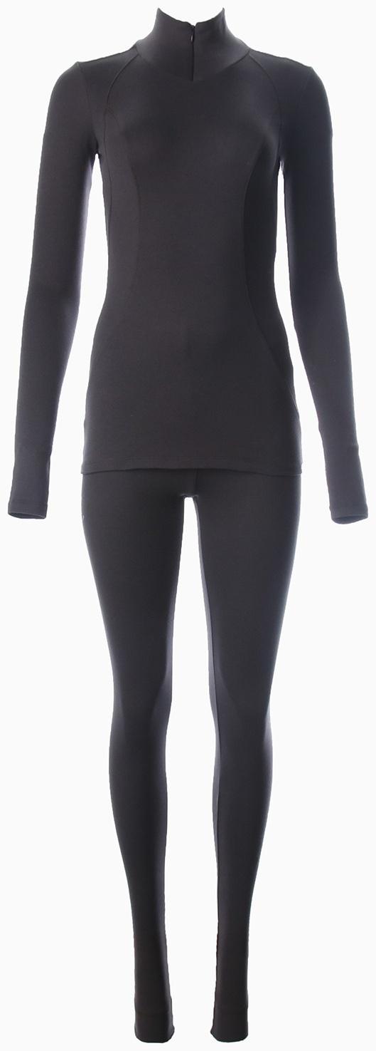 Термобельё женское (лонгслив, лосины) MINAKU цвет графит, размер 42