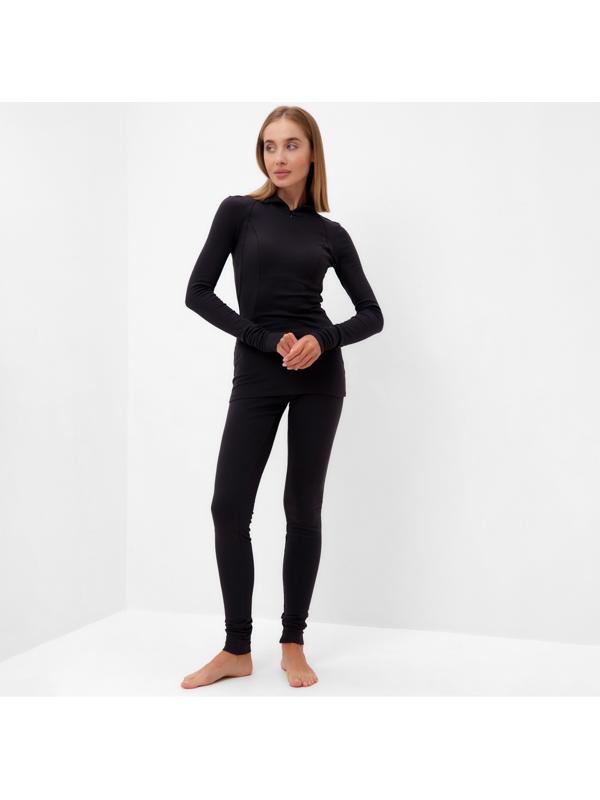 Термобельё женское (лонгслив, лосины) MINAKU цвет графит, размер 42