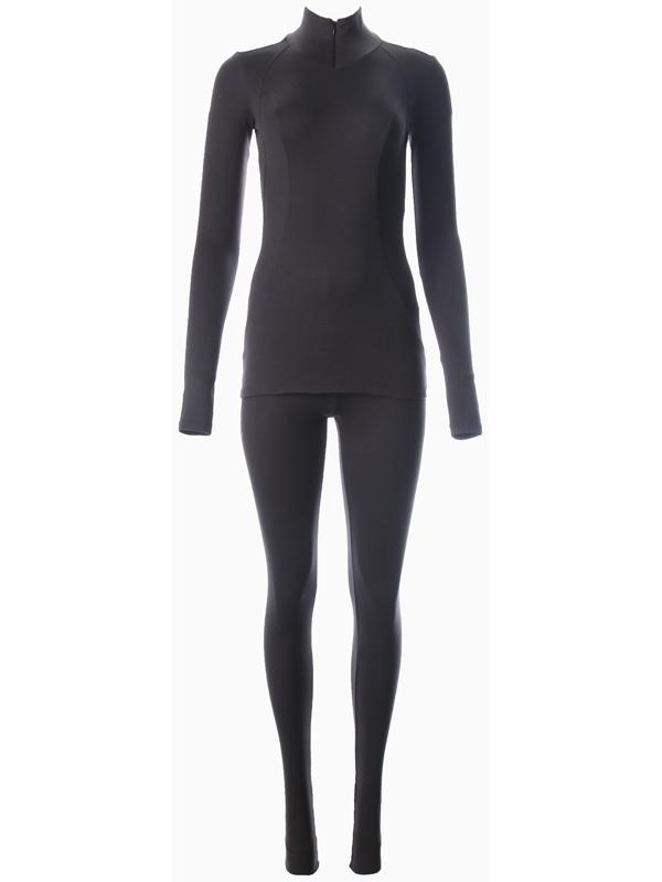 Термобельё женское (лонгслив, лосины) MINAKU цвет графит, размер 42