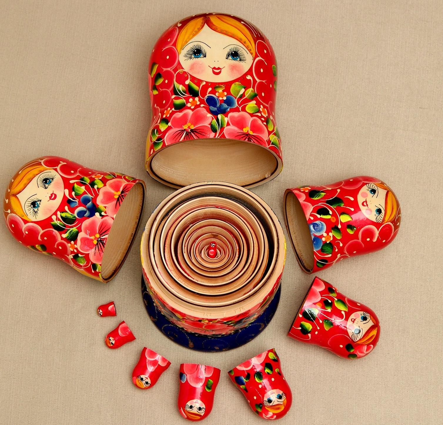 Матрёшка, 10 в 1, МИКС