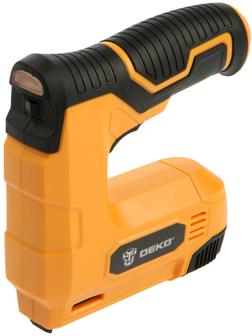 Степлер аккумуляторный DEKO DKES3.6, 3.6 В, 1.5 Ач, Li-lon, 40 уд/мин,оснастка в комплекте