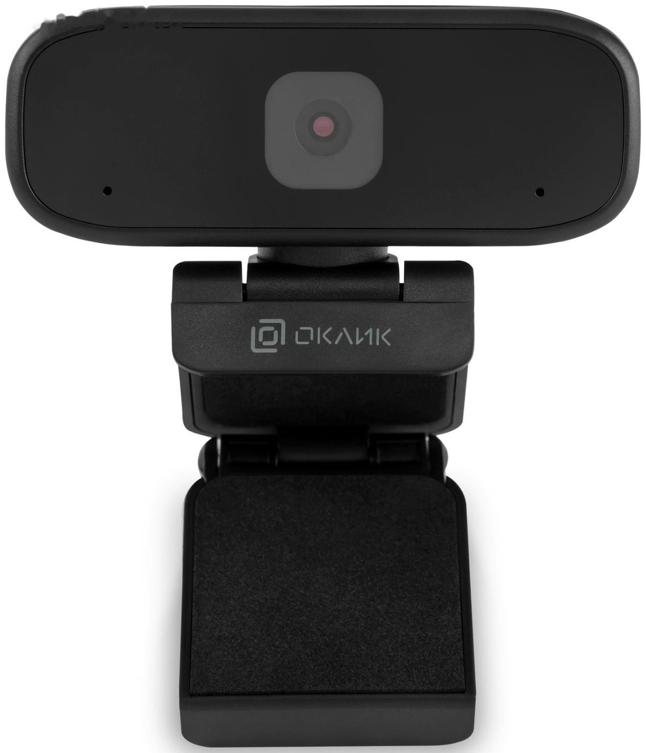 Камера Web Оклик OK-C015HD черный 1Mpix (1280x720) USB2.0 с микрофоном
