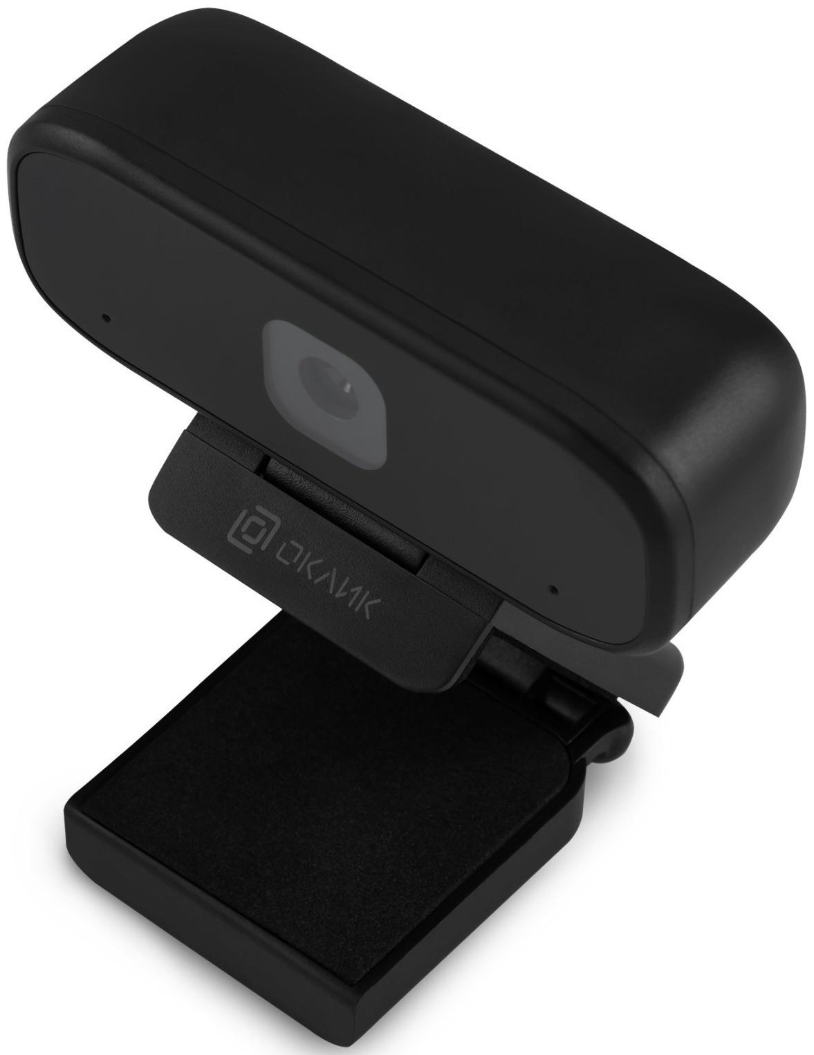 Камера Web Оклик OK-C015HD черный 1Mpix (1280x720) USB2.0 с микрофоном