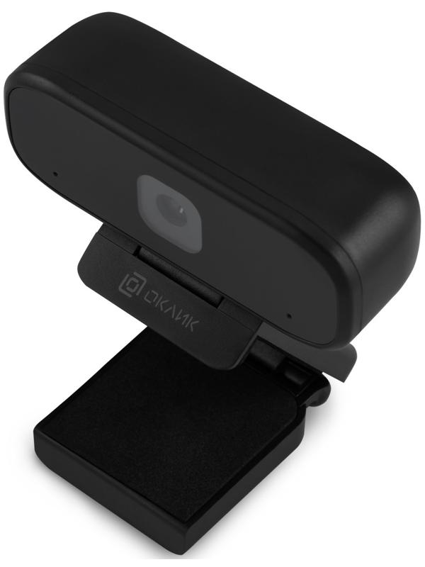 Камера Web Оклик OK-C015HD черный 1Mpix (1280x720) USB2.0 с микрофоном