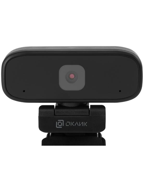 Камера Web Оклик OK-C015HD черный 1Mpix (1280x720) USB2.0 с микрофоном