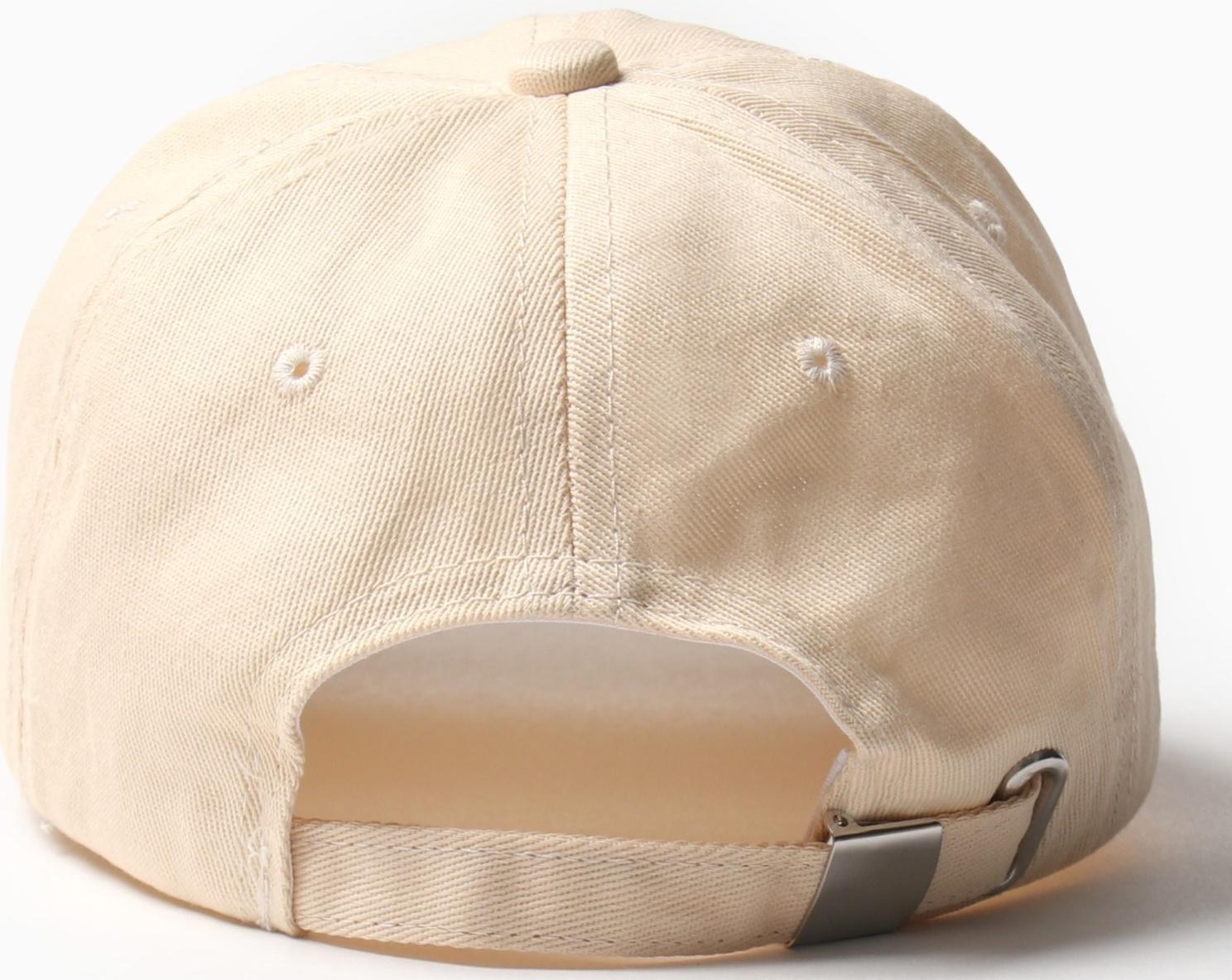 Кепка однотонная MINAKU цв.экрю, р-р 58